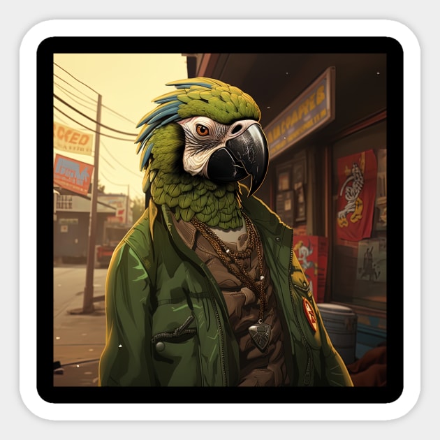 Parrot Sticker by ComicsFactory